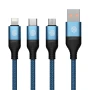 Nillkin Swift Pro 3-in-1 high quality cable (MicroUSB + Type-C + Lightning port) order from official NILLKIN store